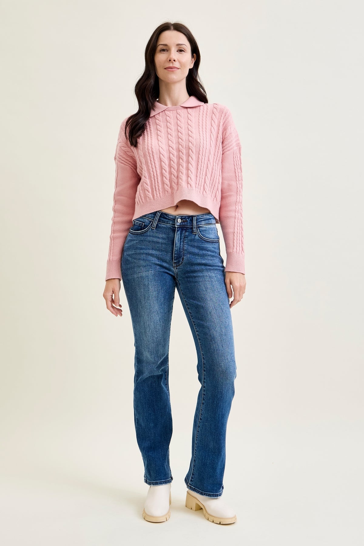 Tanya Mid Rise ThermaDENIM Bootcut Jeans