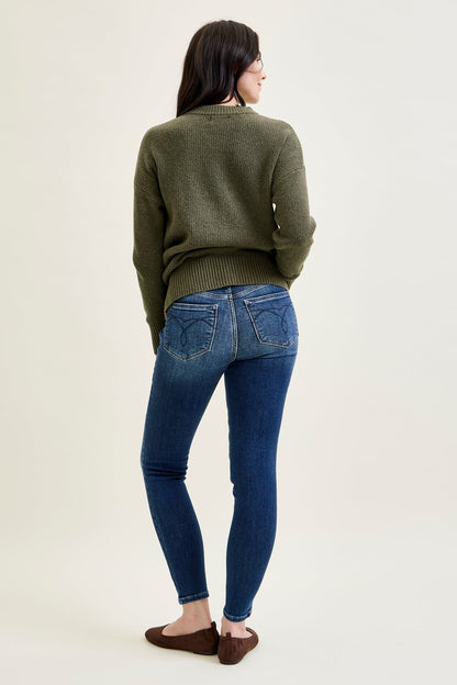 Lillian Mid Rise ThermaDENIM Skinny Jeans