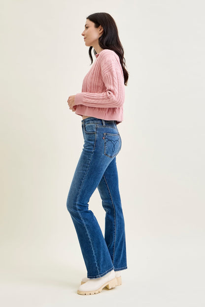 Tanya Mid Rise ThermaDENIM Bootcut Jeans