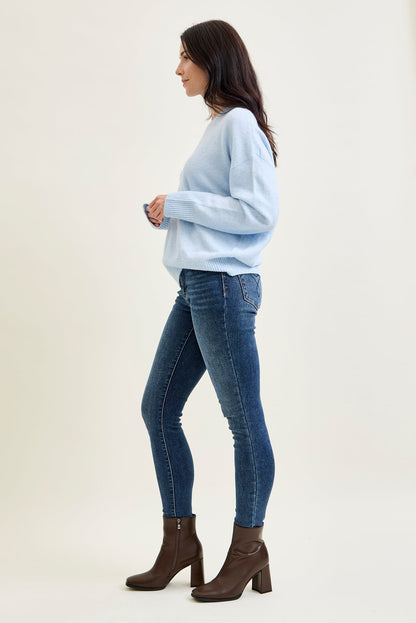 Jennifer Mid Rise ThermaDENIM Skinny Jeans