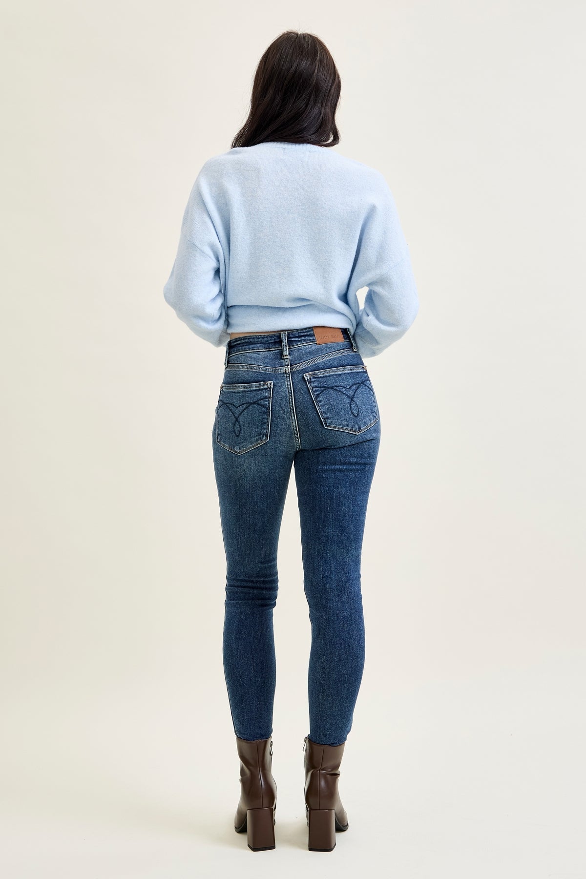 Jennifer Mid Rise ThermaDENIM Skinny Jeans