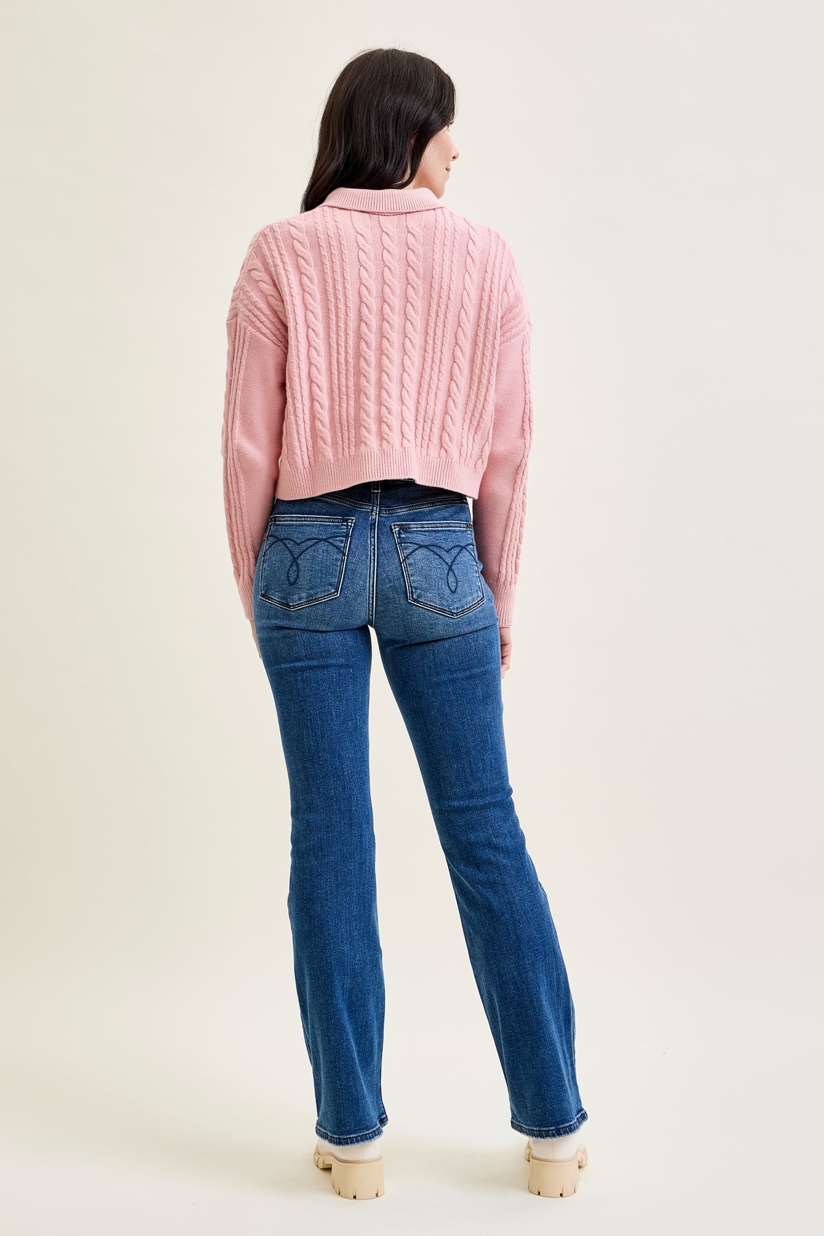 Tanya Mid Rise ThermaDENIM Bootcut Jeans
