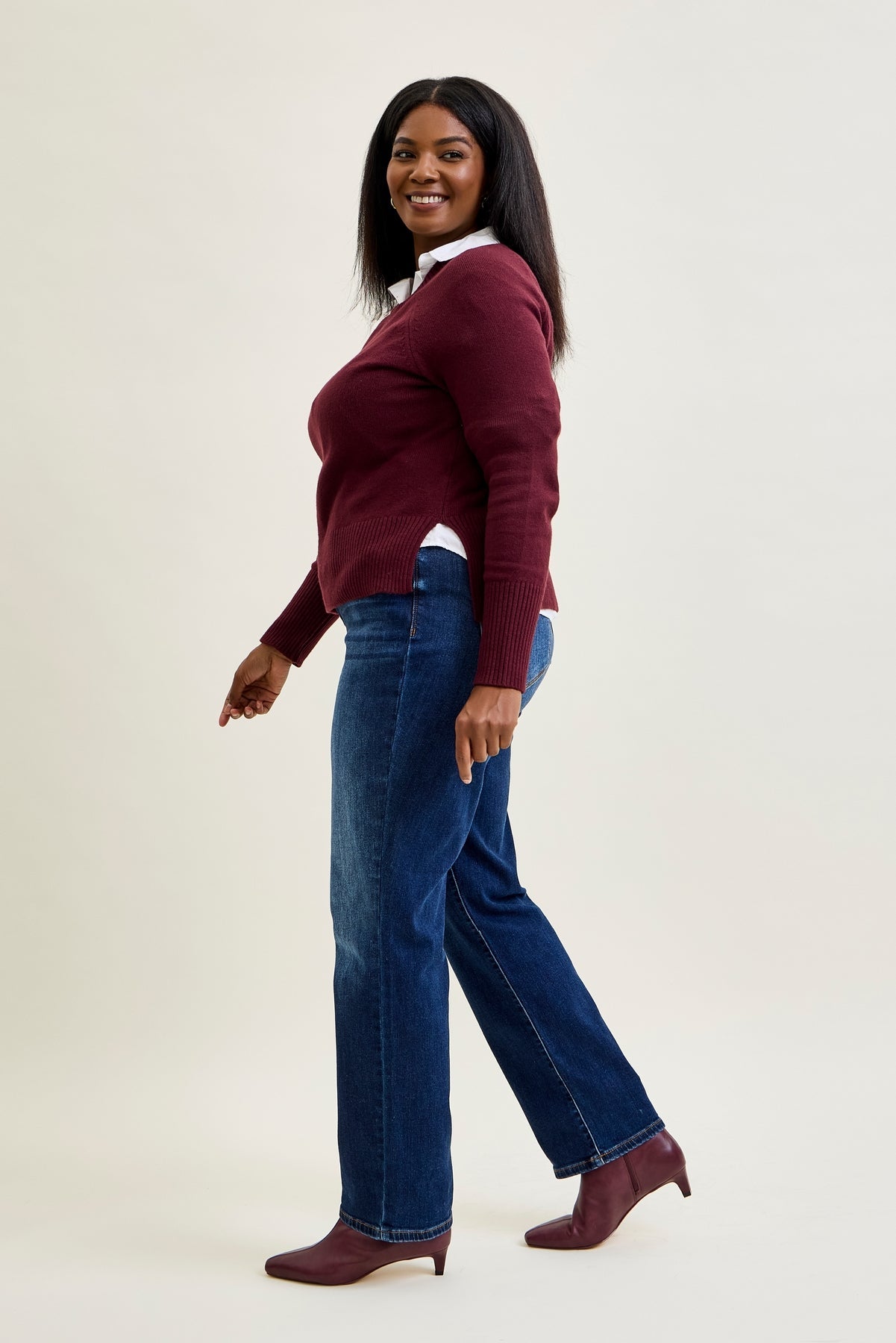 Tracy Vintage Wash ThermaDENIM Straight Fit Plus