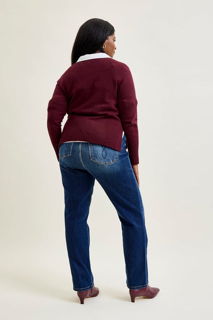 Tracy Vintage Wash ThermaDENIM Straight Fit Plus