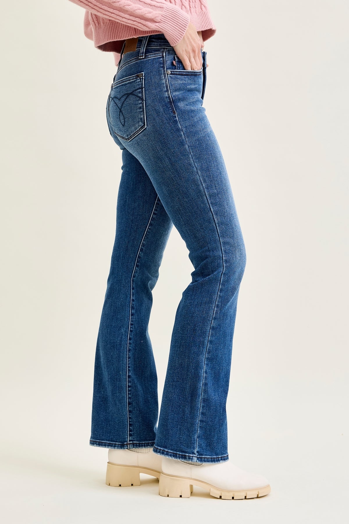Tanya Mid Rise ThermaDENIM Bootcut Jeans
